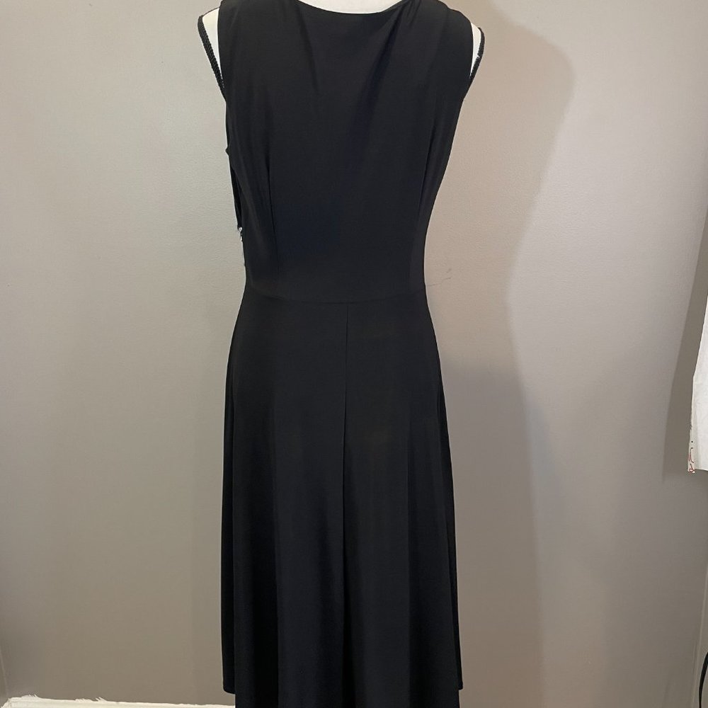 Perceptions Womens Sleeveless Midi Dress w/accent Waistband sz 10 NWOT - Picture 4 of 4